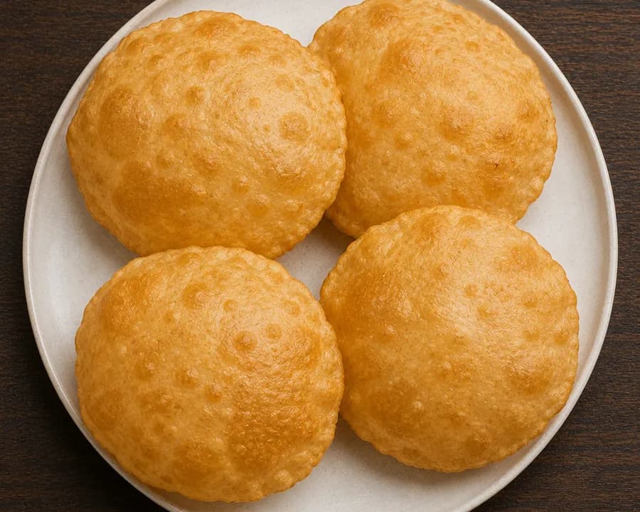 पूरी (4 पीस)